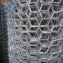 El precio más bajo decorativo pollo galvanizado hexagonal malla metálica